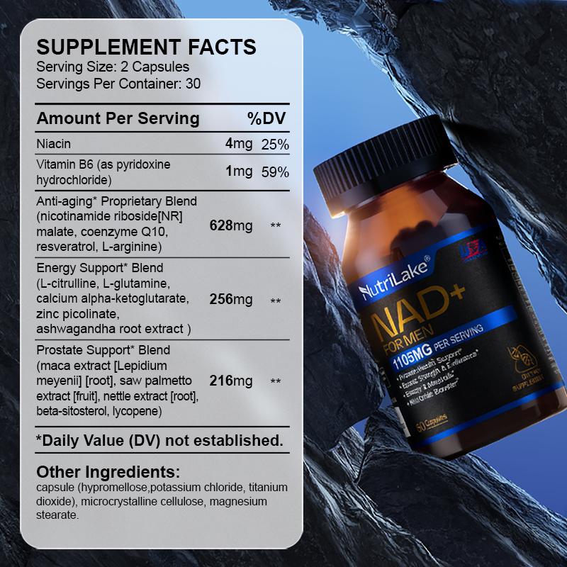 Nutrilake NAD+ Supplement for men