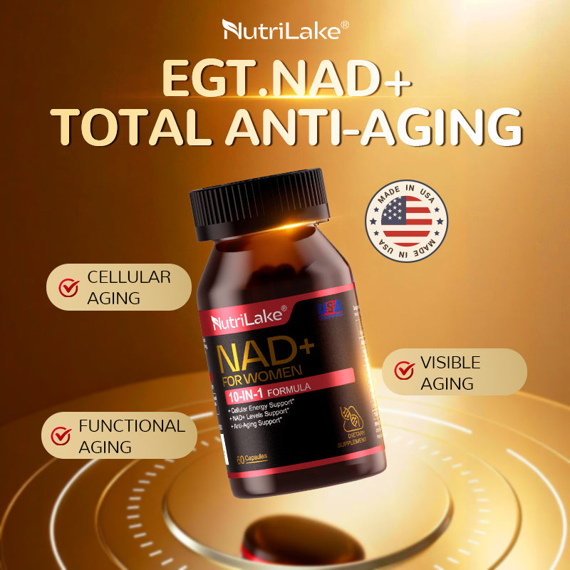 Nutrilake NAD+ Supplement For Women - Comprehensive Anti-Aging Support