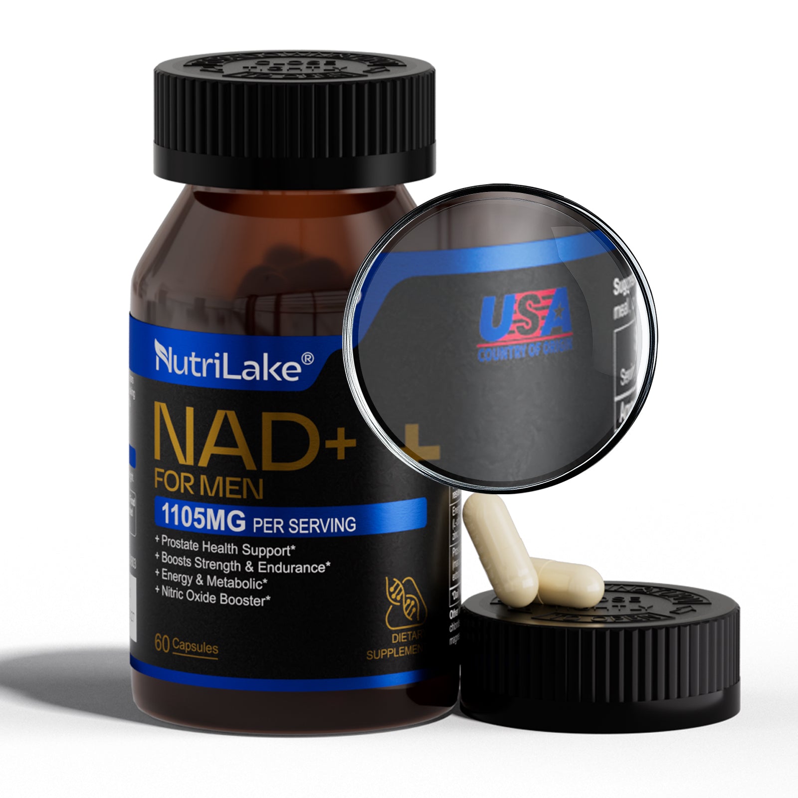 NutriLake NAD: Anti-Aging, Energy & Male Vitality Boost